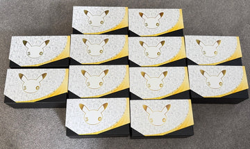 Pokemon 30th Celebration Anniversary ETB Empty Box - No Boosters, 12x Boxes