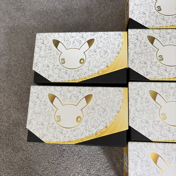 Pokemon 30th Celebration Anniversary ETB Empty Box - No Boosters, 12x Boxes (back)