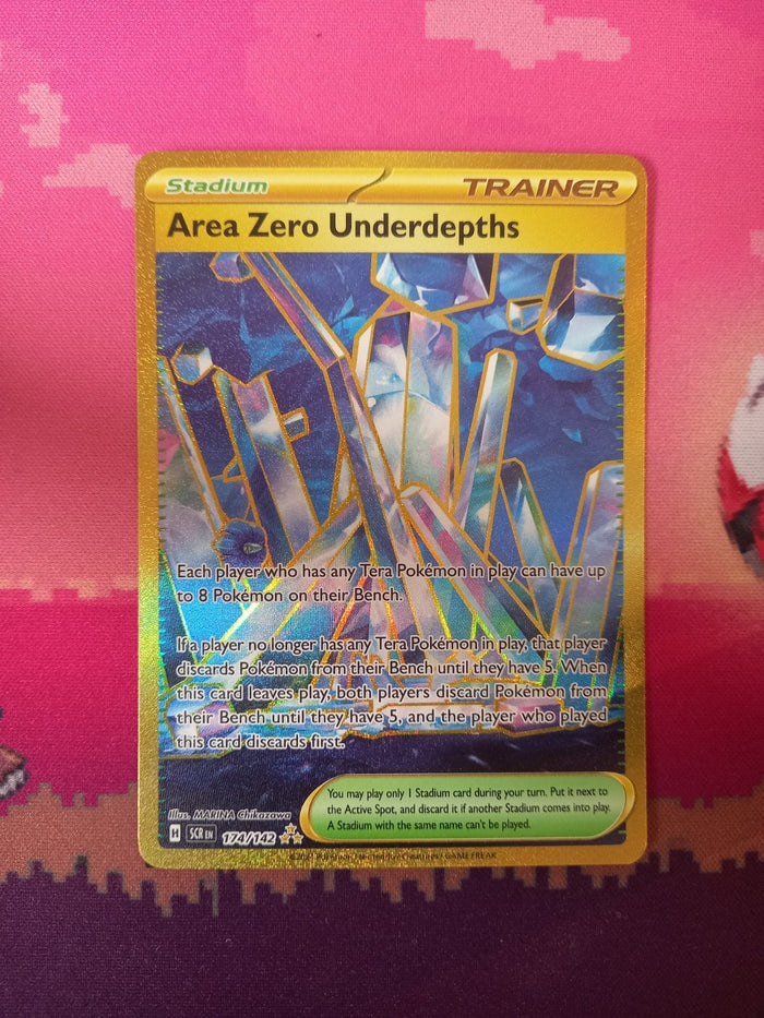 Pokemon Card Area Zero Underdepths 174/142 Hyper Rare Stellar Crown Near Mint