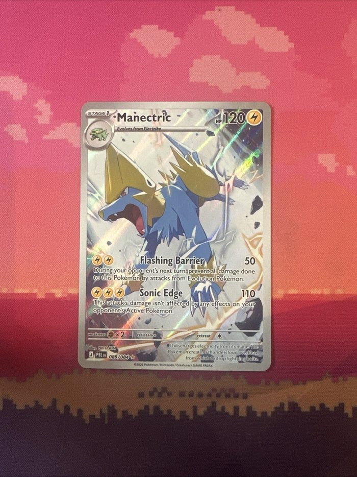Pokemon Manetric Pitch Black Illustration Rare 089/084 Near Mint