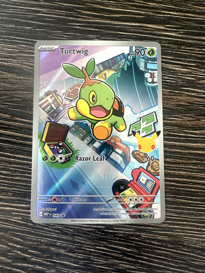 Turtwig 30th Celebration Promo Near Mint
