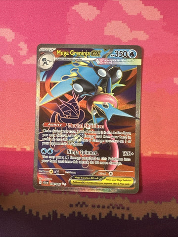 Pokemon Mega Greninja EX Chaos Rising Double Rare 100/086 Near Mint