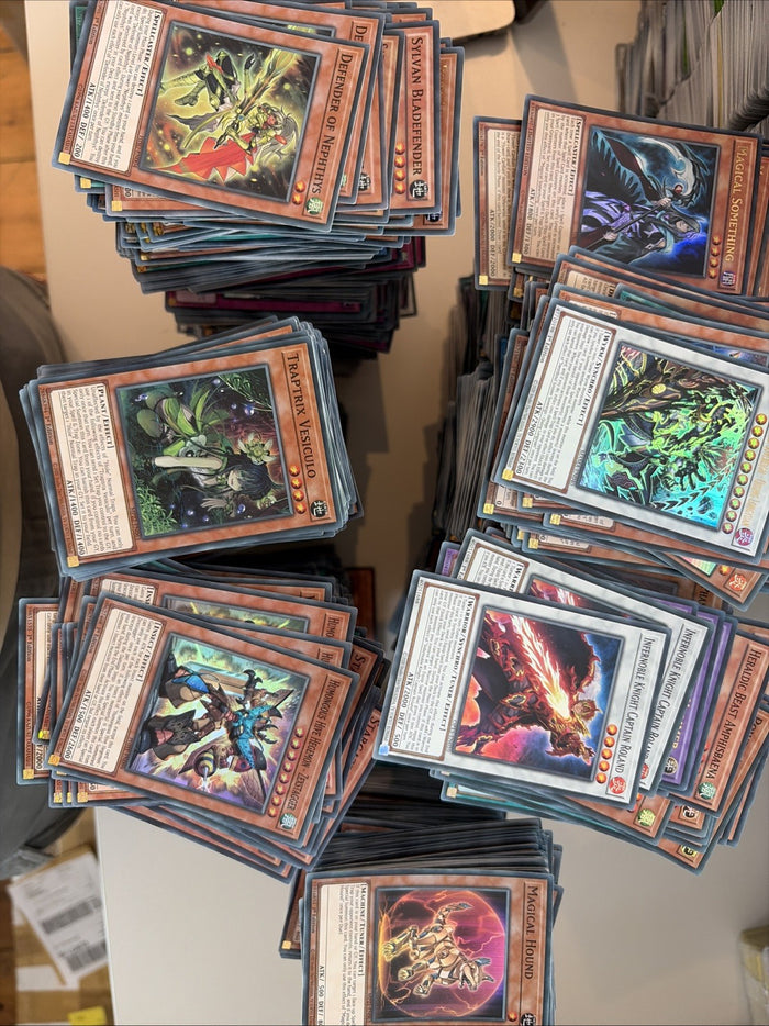 YUGIOH 5000 All Holo Shiny Cards Super Ultra Rare No Commons Bundle Joblot Bulk