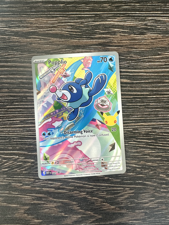 Popplio 30th Celebration Promo Near Mint