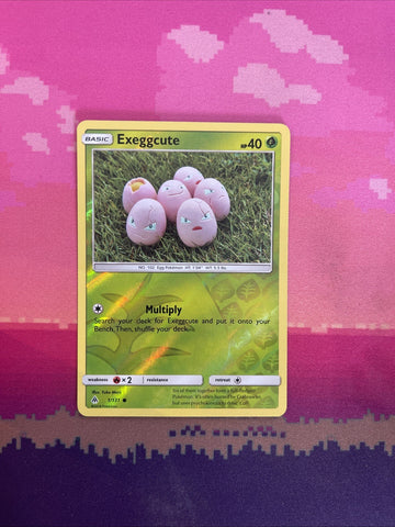 Pokemon Card Exeggcute Forbidden Light Reverse Holo Common 1/131 Near Mint