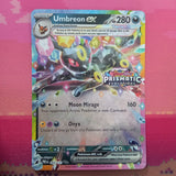 Pokemon Card Umbreon Prismatic Evolutions STAMPED 060/131 Near Mint