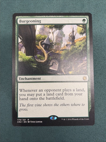 MTG Burgeoning Conspiracy LP Magic The Gathering