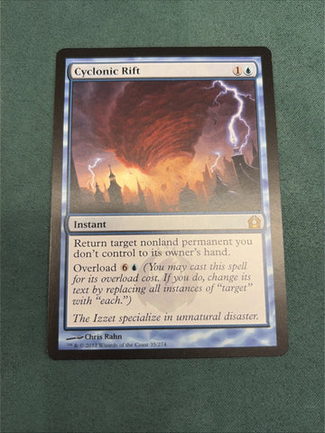 MTG Cyclonic Rift Return To Ravnica  LP Magic The Gathering