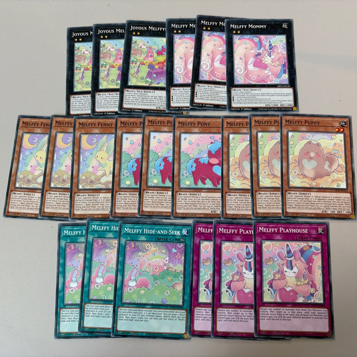 YUGIOH Melffy Starter Deck 21 Card Core. Melffy Puppy
