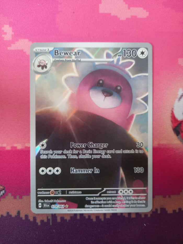 Pokemon Card Bewear 079/064 Illustration Rare Shrouded Fable Near Mint