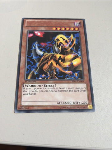 BP02-EN009 The Fiend Megacyber : Mosaic Rare 1st Edition Mint YuGiOh No Imprint (back)