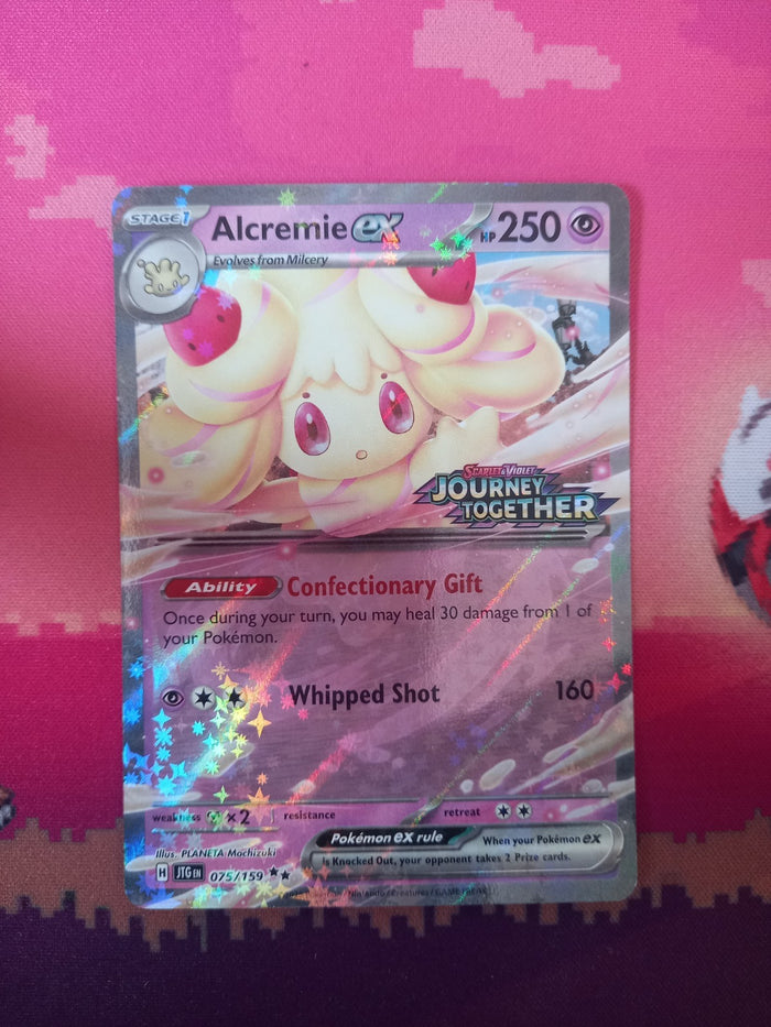 Pokemon Card Alcremie Journey Together STAMPED 075/159 Near Mint