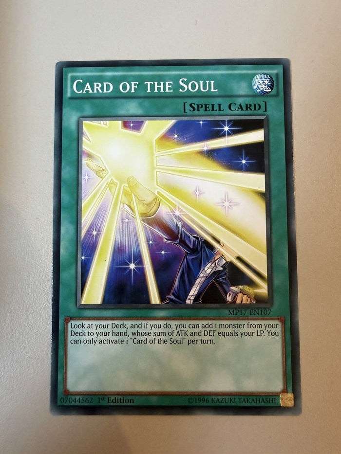 MP17-EN107 Card of the Soul Yu-Gi-Oh! Card Common 1st Edition