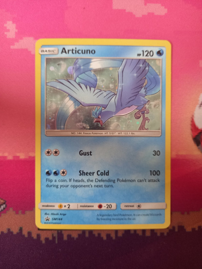 Pokemon Card Articuno SM144 Black Star Promo Holo Near Mint