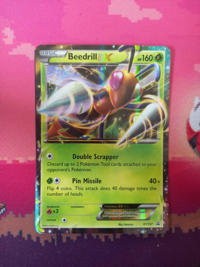 Pokemon Card Beedrill EX XY157 Black Star Promo Near Mint