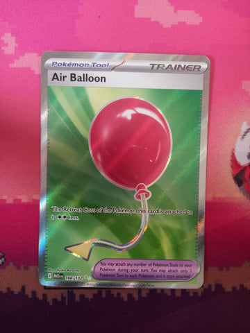 Pokemon Card Air Balloon 166/132 Ultra Rare Mega Evolution Near Mint