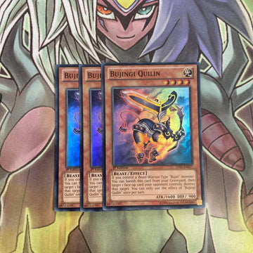 JOTL-EN017 x3 Bujinghi Quilin Super Rare Excellent Condition Yugioh
