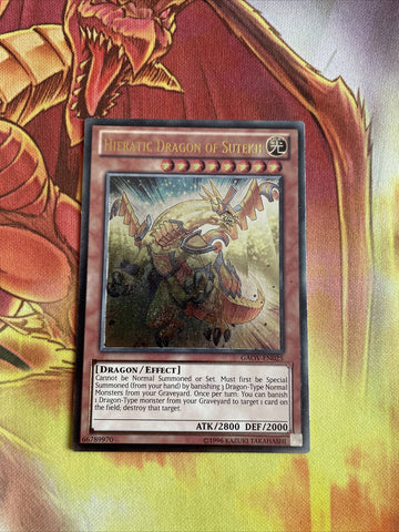 GAOV-EN025 Yugioh Hieratic Dragon Of Sutekh, Ultimate Rare