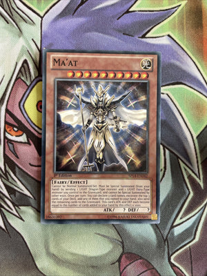 SP14-EN042 Ma'at Starfoil Rare 1st Edition NM Yugioh Card
