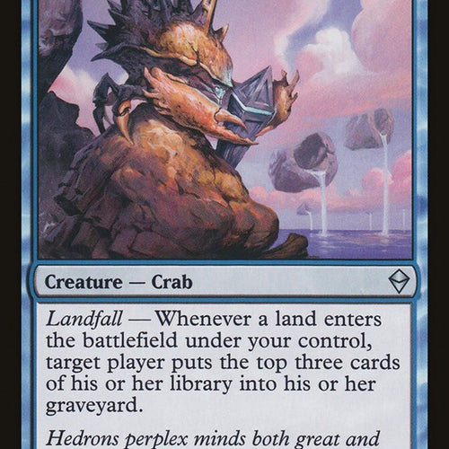 Hedron Crab - Zendikar Excellent Magic MTG