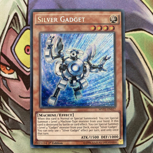 MVP1-ENS17 Silver Gadget Secret Rare 1st Edition NM Yugioh