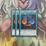 BP02-EN130 x3 Shield & Sword Common Excellent Condition Yugioh