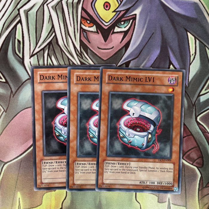 DR3-EN009 x3 Dark Mimic LV1 Common Excellent Condition Yugioh