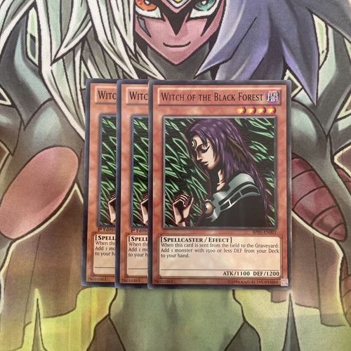 BP01-EN001 Witch of the Black Forest Black Rare Excellent Condition Yugioh