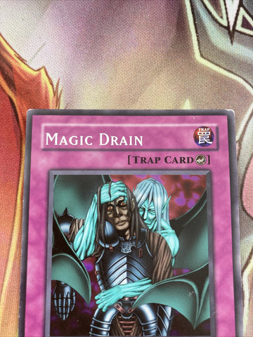PSV-E071 Yugioh! Magic Drain 1st edition Rare card LP (back)