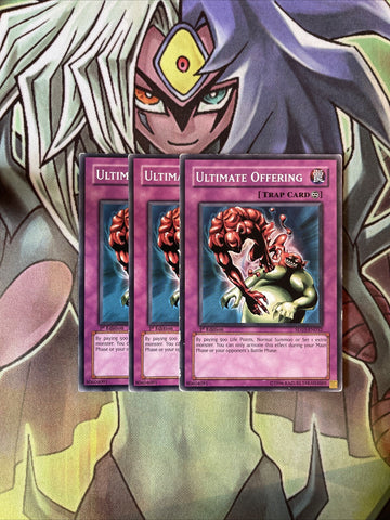 SD10-EN032 x3 Ultimate Offering Common Excellent Condition Yugioh