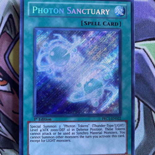 PRC1-EN022 Photon Sanctuary Secret Rare 1st Edition NM Yugioh Card