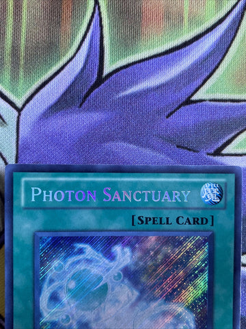 PRC1-EN022 Photon Sanctuary Secret Rare 1st Edition NM Yugioh Card (back)
