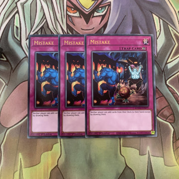 MAGO-EN077 x3 Mistake Rare Excellent Condition Yugioh