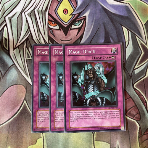 SD7-EN028 x3 Magic Drain Common Excellent Condition Yugioh