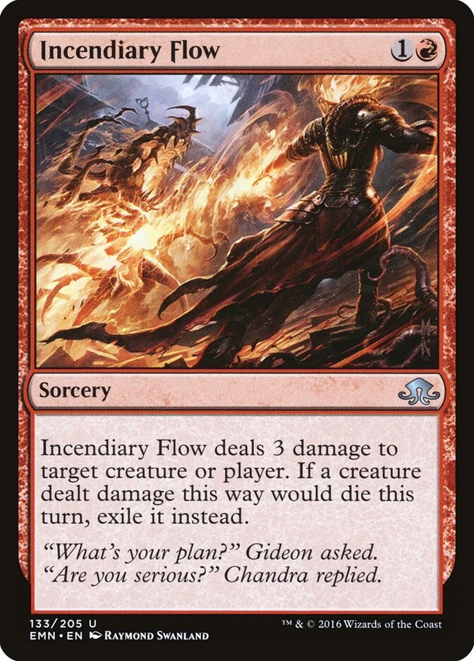 Incendiary Flow - Eldritch Moon Excellent Magic MTG