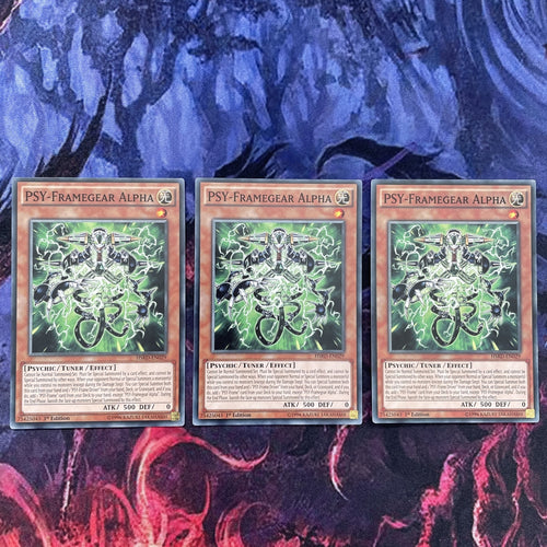 HSRD-EN029 Yugioh! 3x PSY-Framegear Alpha Common 1st Edition