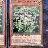 HSRD-EN029 Yugioh! 3x PSY-Framegear Alpha Common 1st Edition