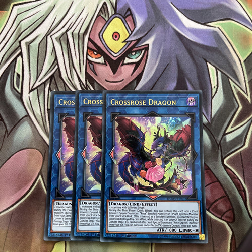 DUOV-EN015 x3 Crossfire Dragon Ultra Rare Excellent Condition Yugioh