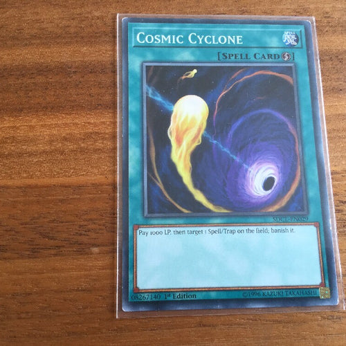 SDCL-EN029 YuGiOh Cosmic Cyclone Common 1st Ed Near Mint