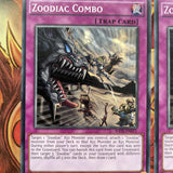 RATE-EN071 x3 Zoodiac Combo, Common, 1st Edition Yugioh!