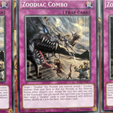 RATE-EN071 x3 Zoodiac Combo, Common, 1st Edition Yugioh!