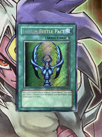 PP01-EN012 Javelin Beetle Pact Secret Rare Unlimited Edition NM Yugioh Card