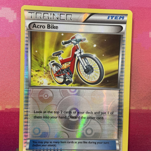 Pokemon Card Acro Bike Primal Clash Reverse Holo 122/160 Near Mint