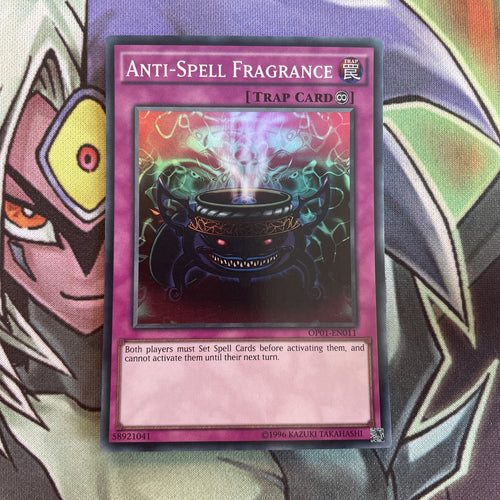 OP01-EN011 Anti-Spell Fragrance Super Rare 1st Edition NM Yugioh Card