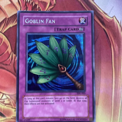 TFK-003 Yugioh! - Goblin Fan - Promo Card - Secret Rare
