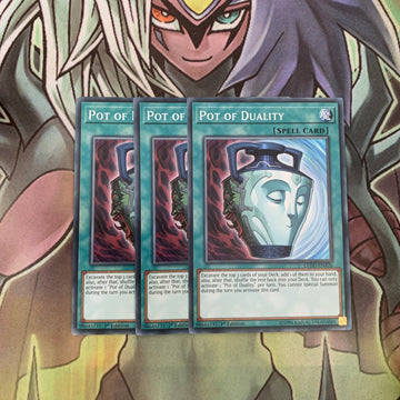 LEDD-ENA26 x3 Pot of Duality Common Excellent Condition Yugioh