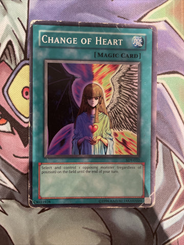 SDY-E030 Change Of Heart Common Varying Editions WORN Yugioh Card