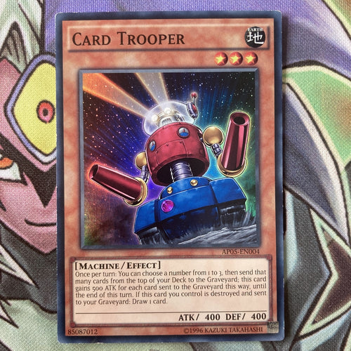 AP05-EN004 Card Trooper Super Rare UNL Edition NM Yugioh Card