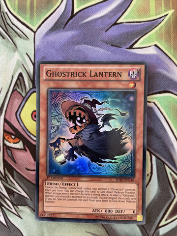 SHSP-EN016 Ghostrick Lantern Super Rare 1st Edition Yugioh Card Near Mint Cond