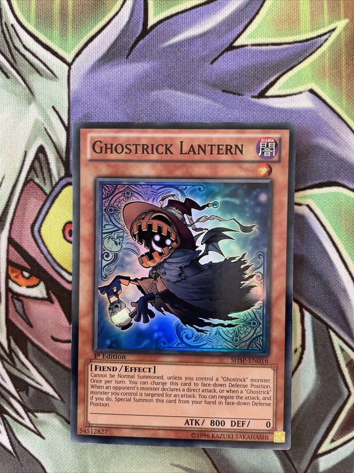 SHSP-EN016 Ghostrick Lantern Super Rare 1st Edition Yugioh Card Near Mint Cond